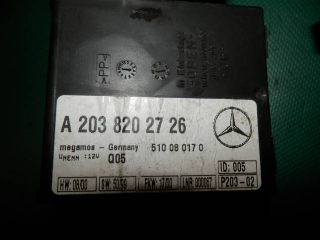 Řídící jednotka alarmu  Mercedes-Benz C iAutodily 3
