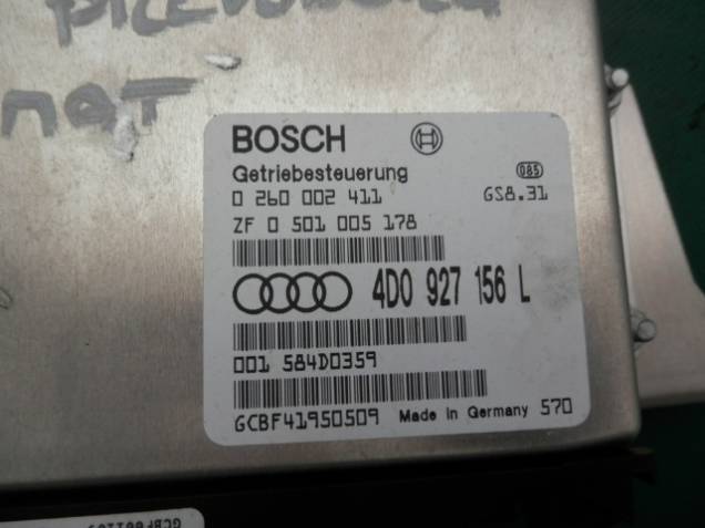 Řídící jednotka automatické převodovky  Audi A8 iAutodily 4