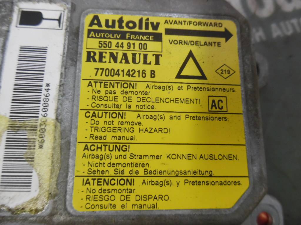 Jednotka airbagu  Renault Laguna iAutodily 3