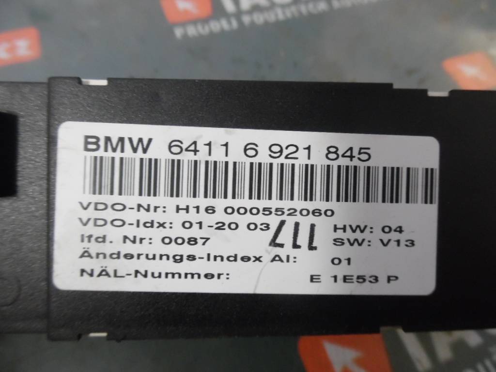Panel ovládání topení  BMW 3 iAutodily 3