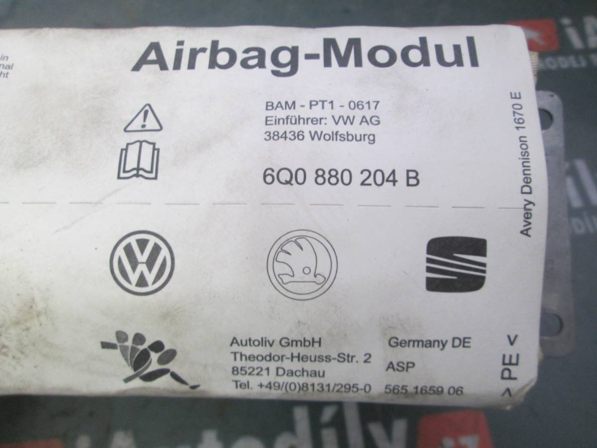 Airbag spolujezdce  Škoda Fabia iAutodily 4