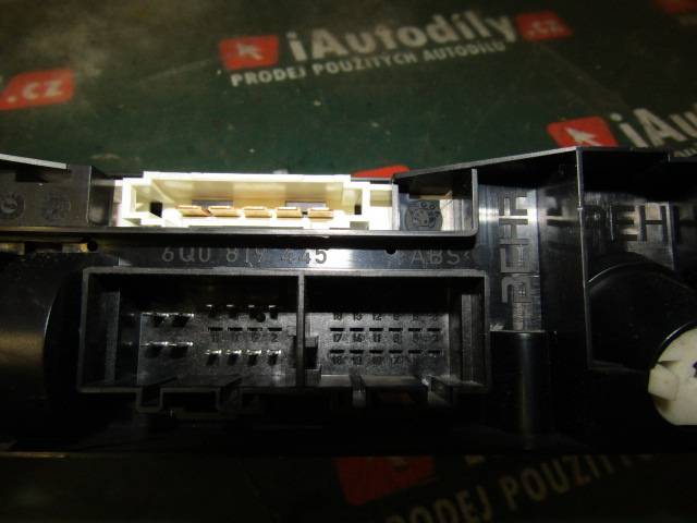 Panel ovládání topení  Škoda Fabia iAutodily 3