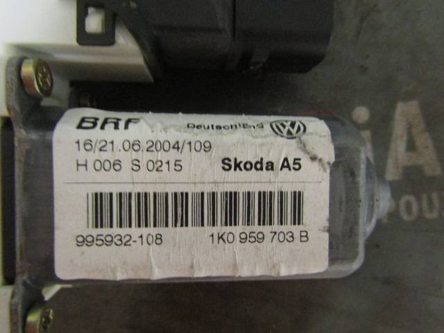 Levý zadní motorek stahovačky  Škoda Octavia iAutodily 3
