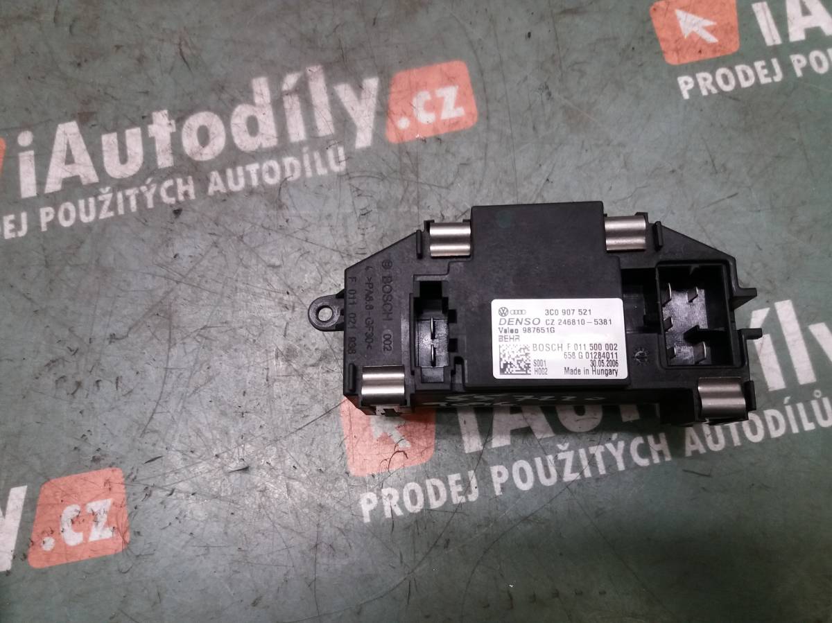 Předřadný odpor ventilátoru topení  Škoda Octavia iAutodily 2