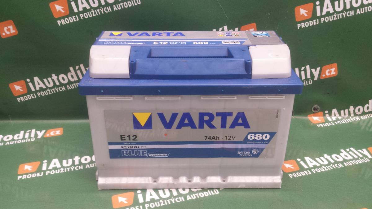 VARTA BLUE (E12) 12V. 74AH 680A.+I (278X