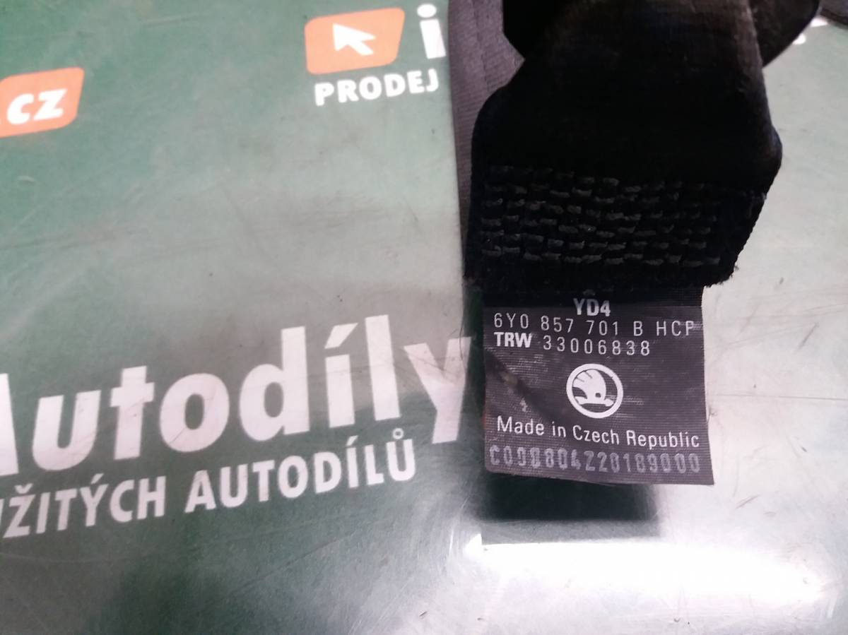 Pás bezpečnostní LP  Škoda Fabia iAutodily 2