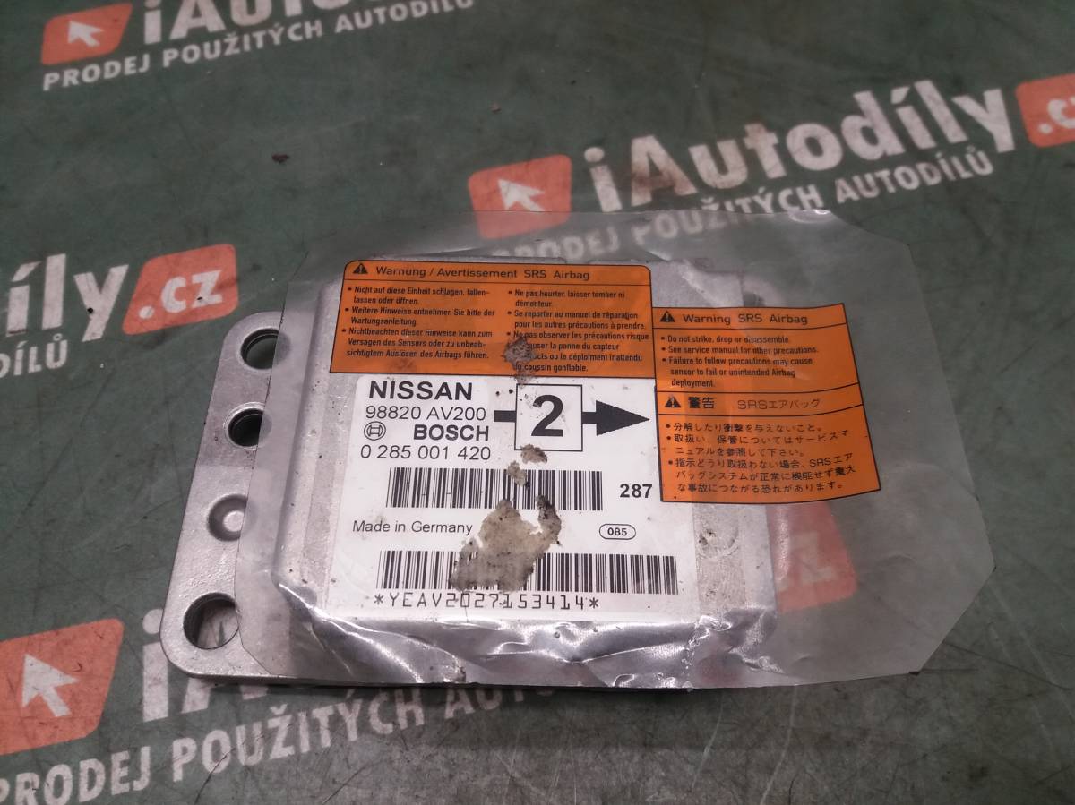 Řídící jednotka airbagu  Nissan Primera iAutodily 2