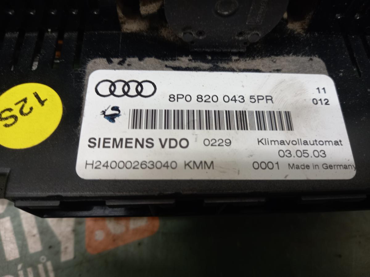 Panel ovládání klimatizace  AUDI A3 iAutodily 3