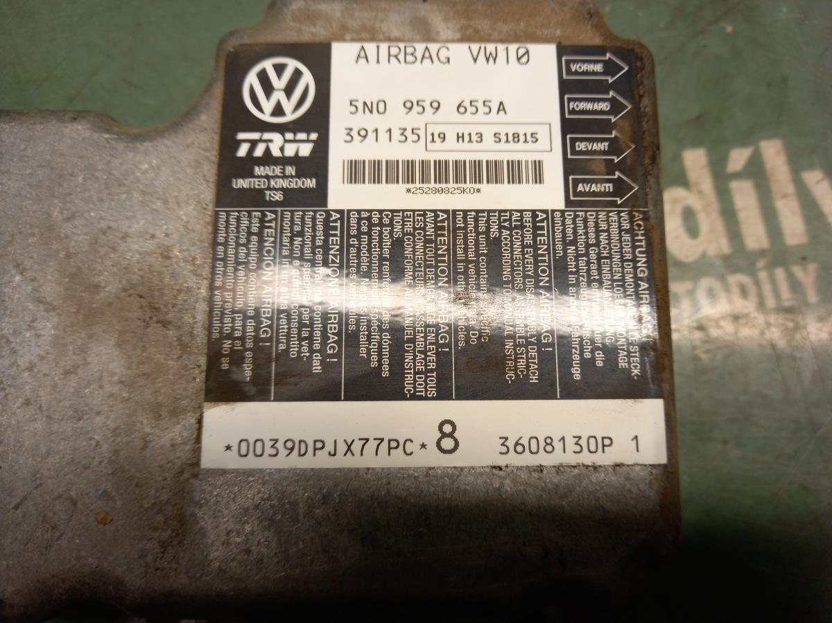 Řídící jednotka airbagu 5N0959655A Volkswagen PASSAT iAutodily 4