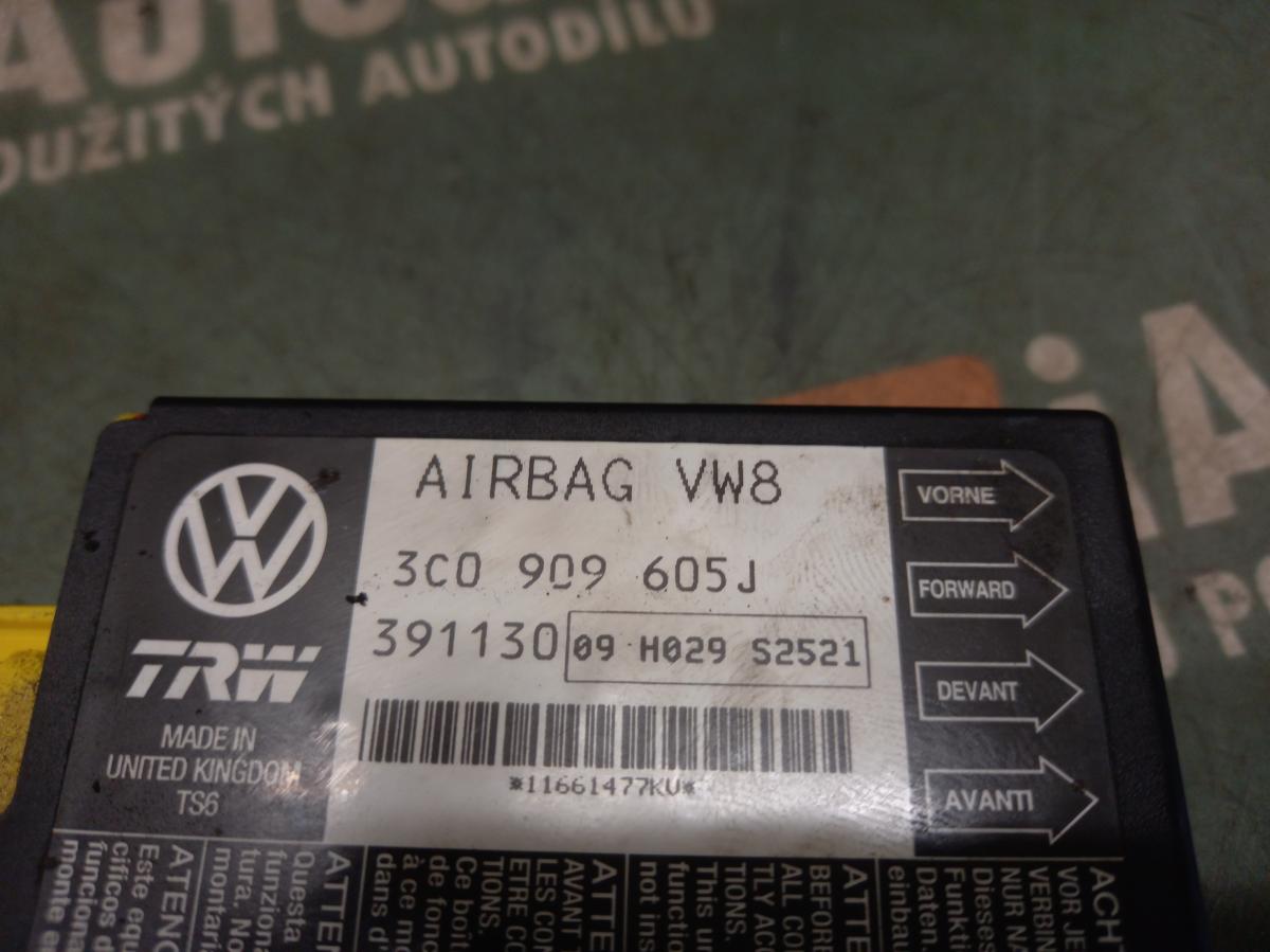 Řídící jednotka airbagu 3C0909605J Volkswagen PASSAT iAutodily 2