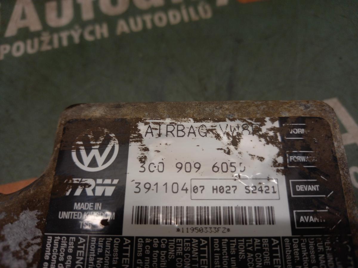 Řídící jednotka airbagu 3C0909605D VOLKSWAGEN PASSAT iAutodily 2