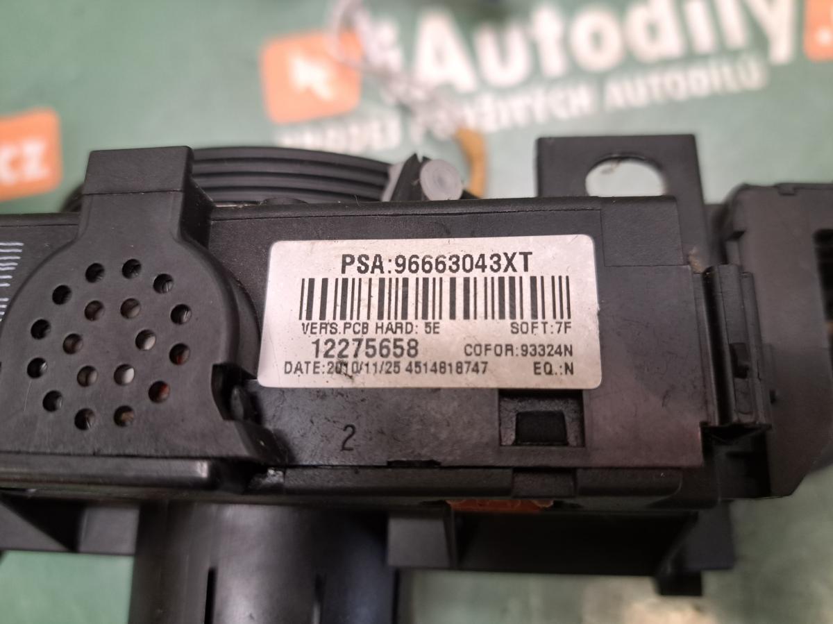 Páčka blikačů a stěračů 96663043XT PEUGEOT 206+ iAutodily 3