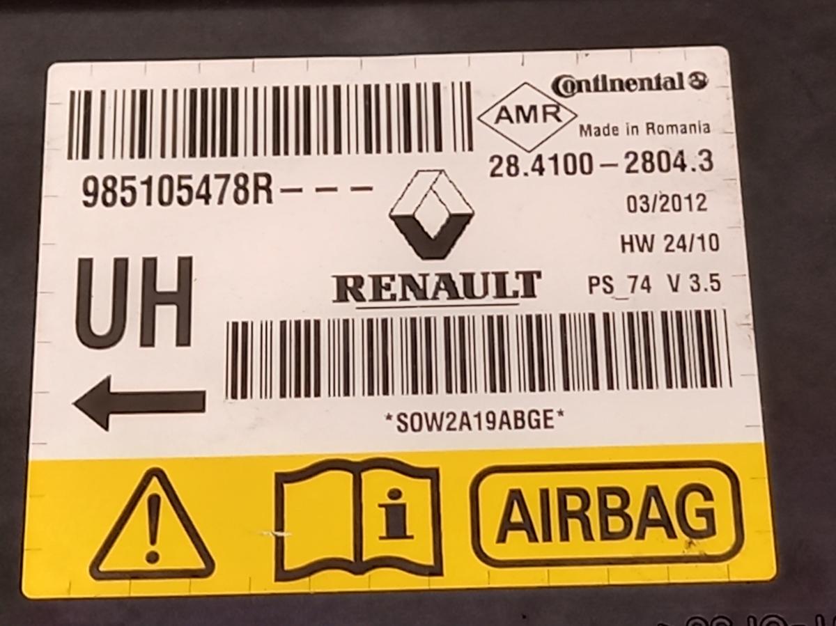 Řídící jednotka airbagu 985105478R RENAULT MEGANE iAutodily 4