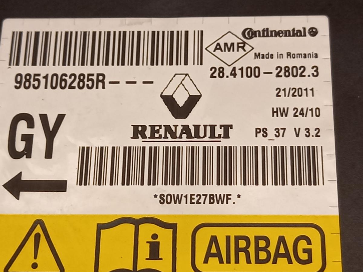 Řídící jednotka airbagu 985106285R RENAULT MEGANE iAutodily 4