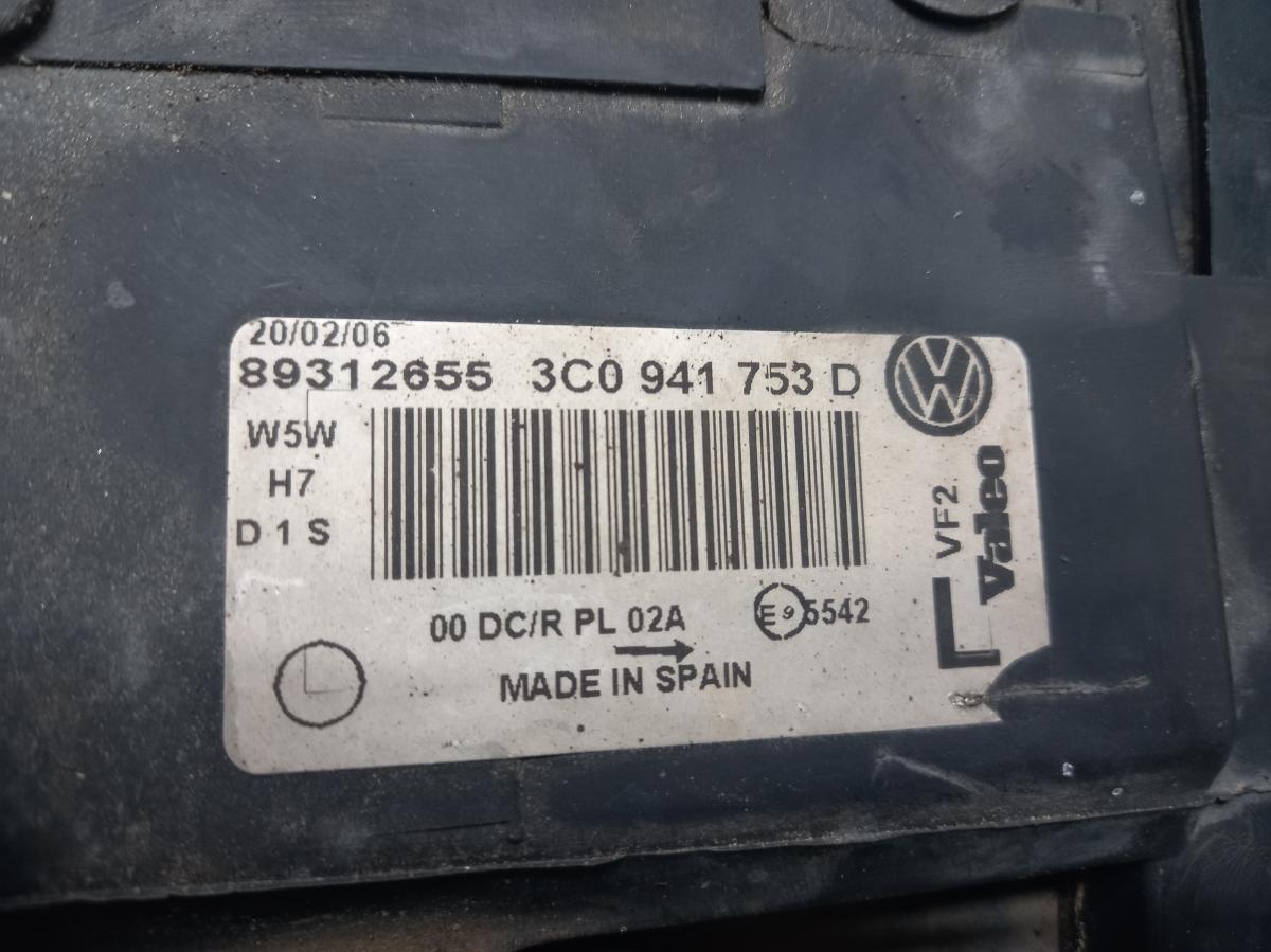 Světlo LP Xenon 3C0941753D VOLKSWAGEN PASSAT iAutodily 3