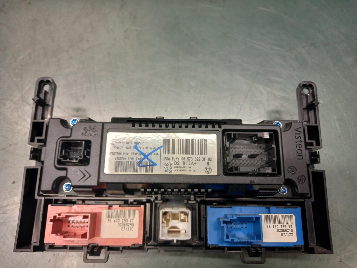 Panel ovládání klimatizace 96573322xf PEUGEOT 407 iAutodily 2