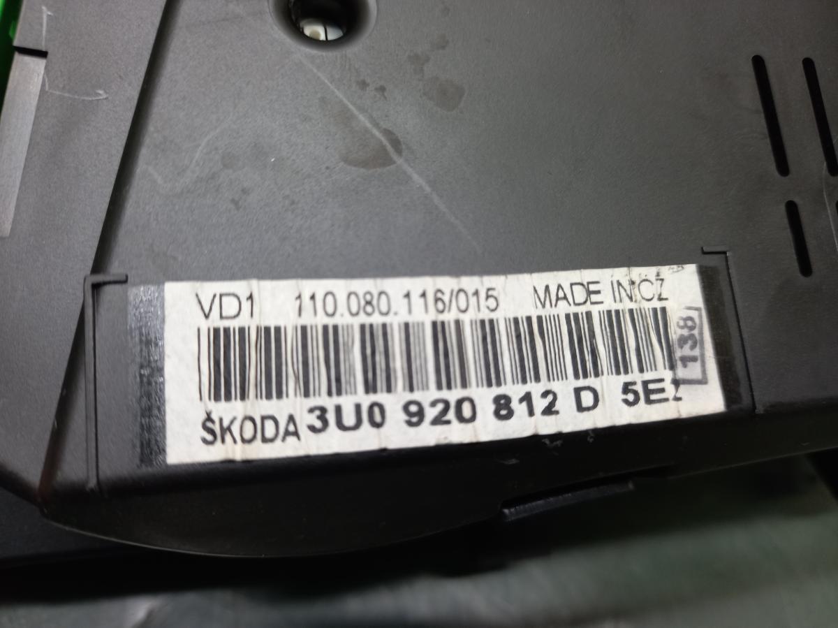 Přístrojová deska 3U0920812D ŠKODA SUPERB iAutodily 3