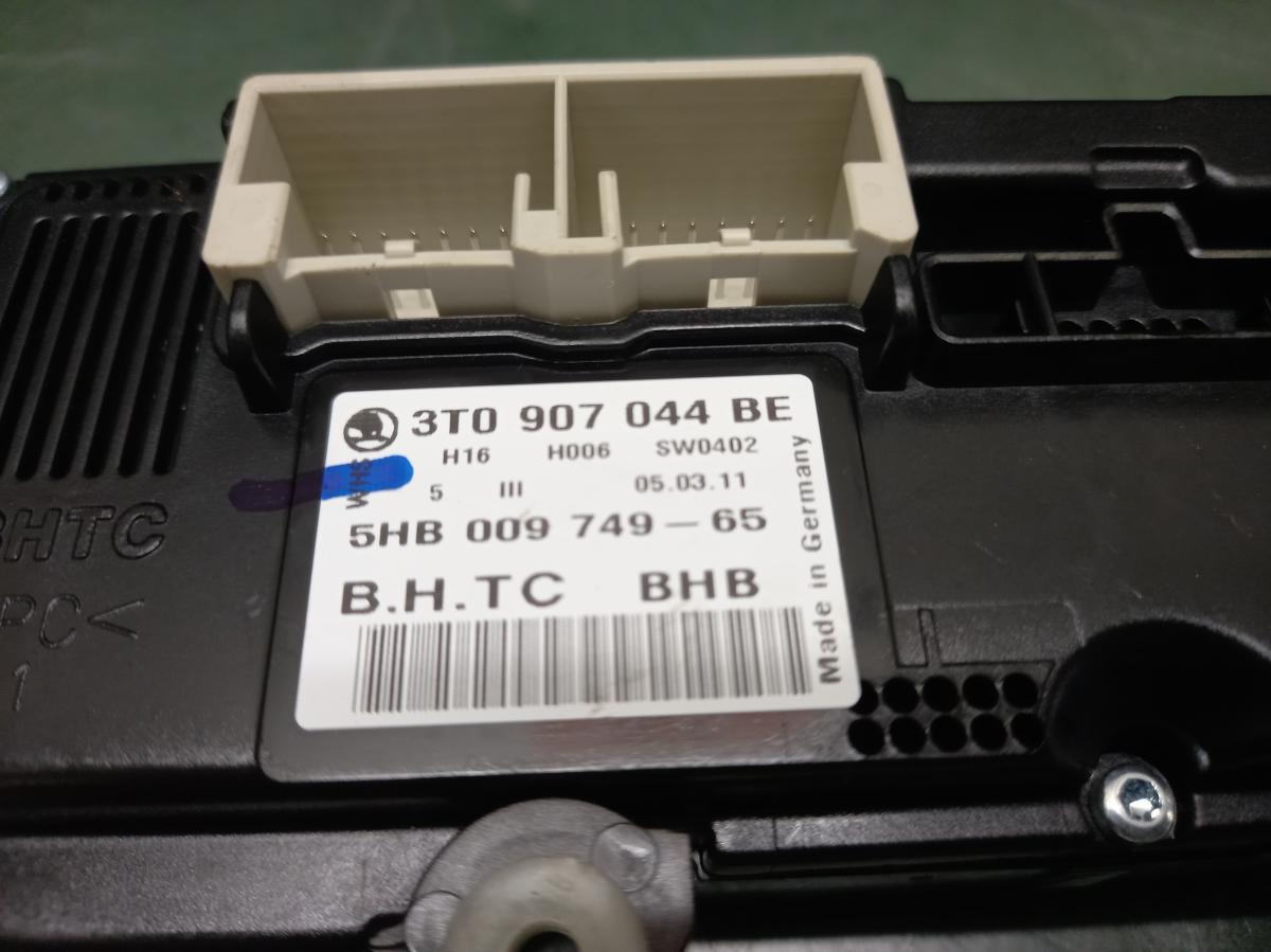 Panel ovládání klimatizace 3T0907044BE ŠKODA OCTAVIA iAutodily 3