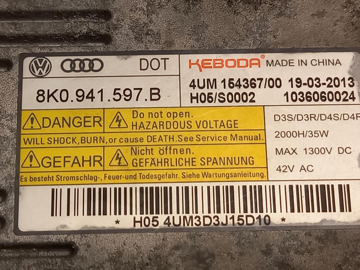 Řídící jednotka xenonu PP 8K0941597B VOLKSWAGEN PASSAT iAutodily 3