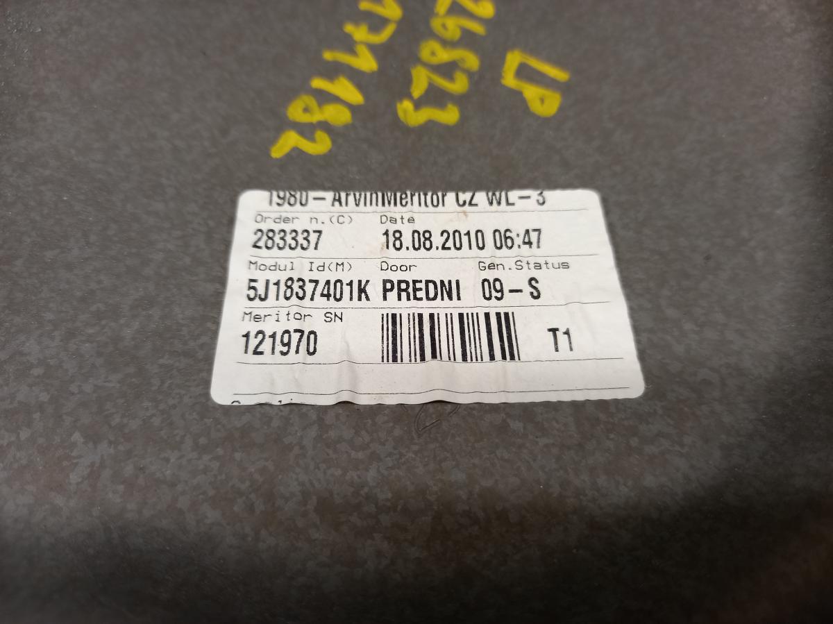 Stahovačka LP - elektrická 5J1837401K ŠKODA FABIA iAutodily 3